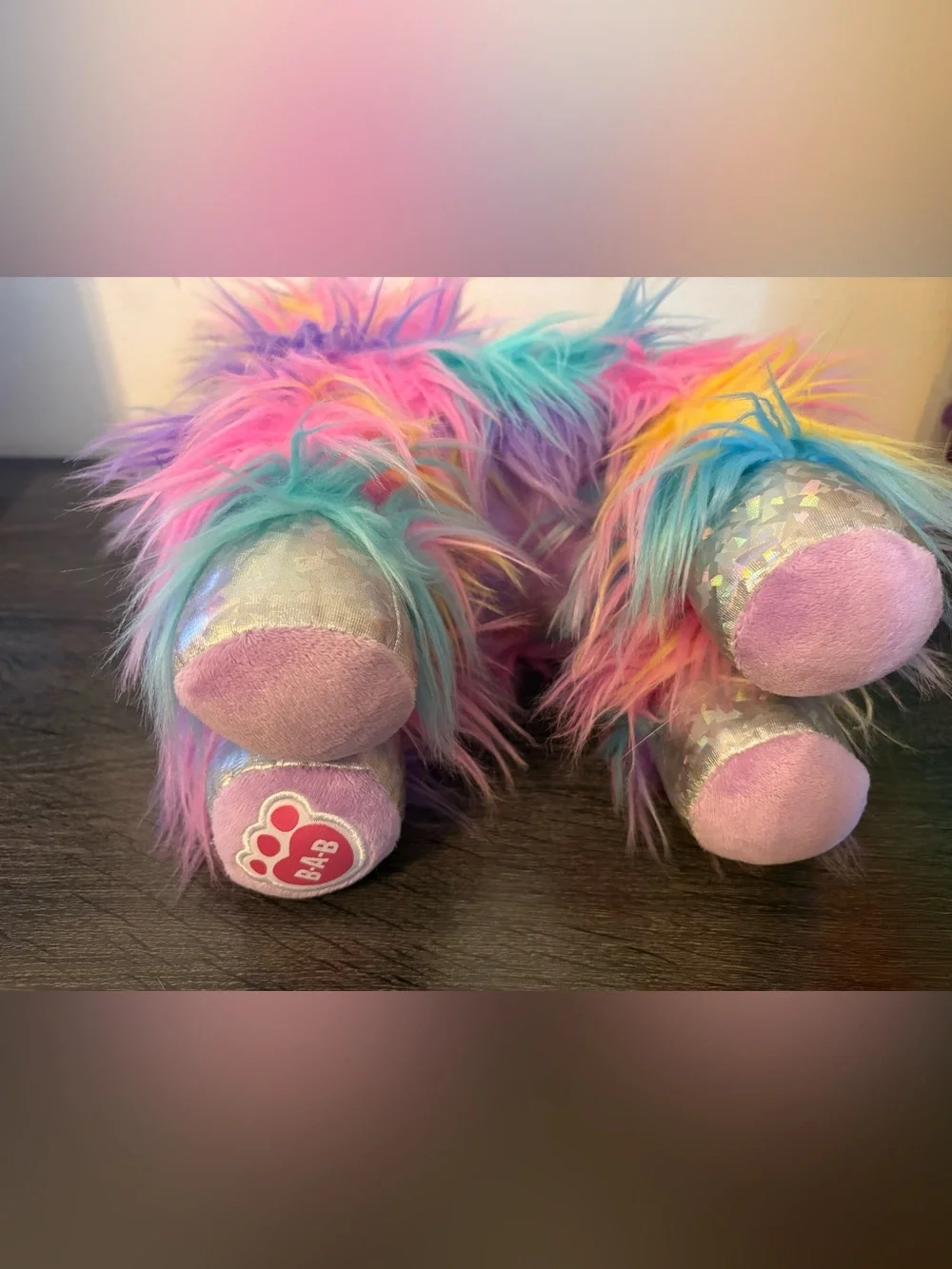 Furbulous Rainbow Tie Dye Llama Build-A-Bear Plush